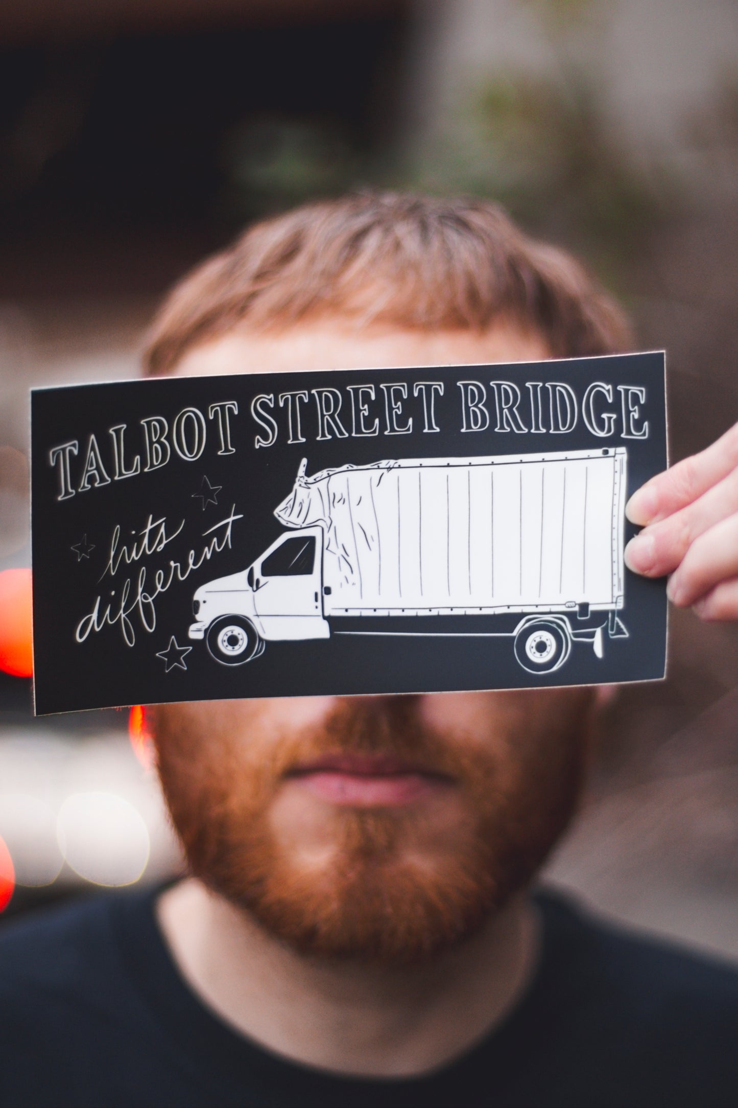 talbot street bridge bumper sticker
