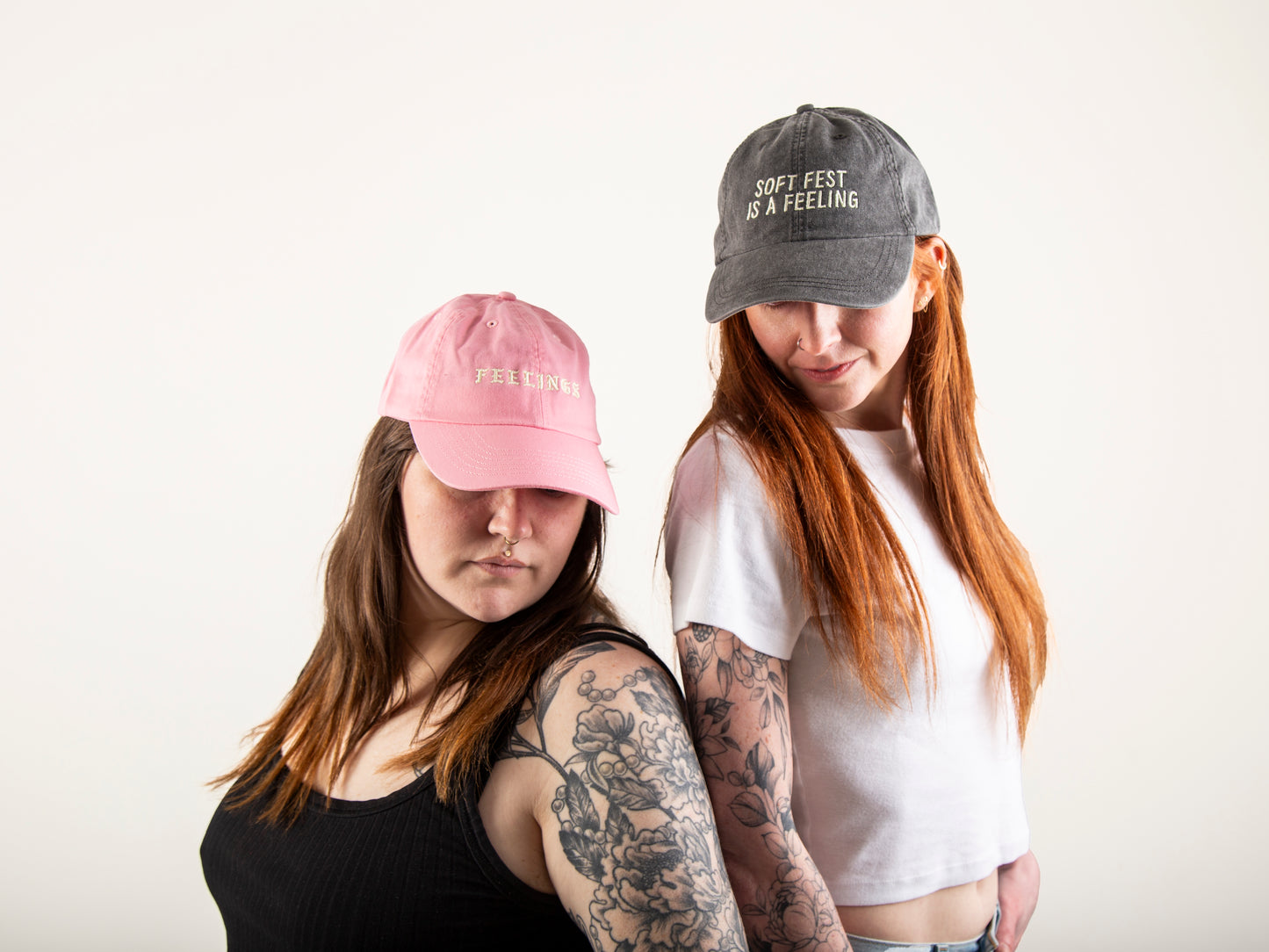 soft fest is a feeling dad hat