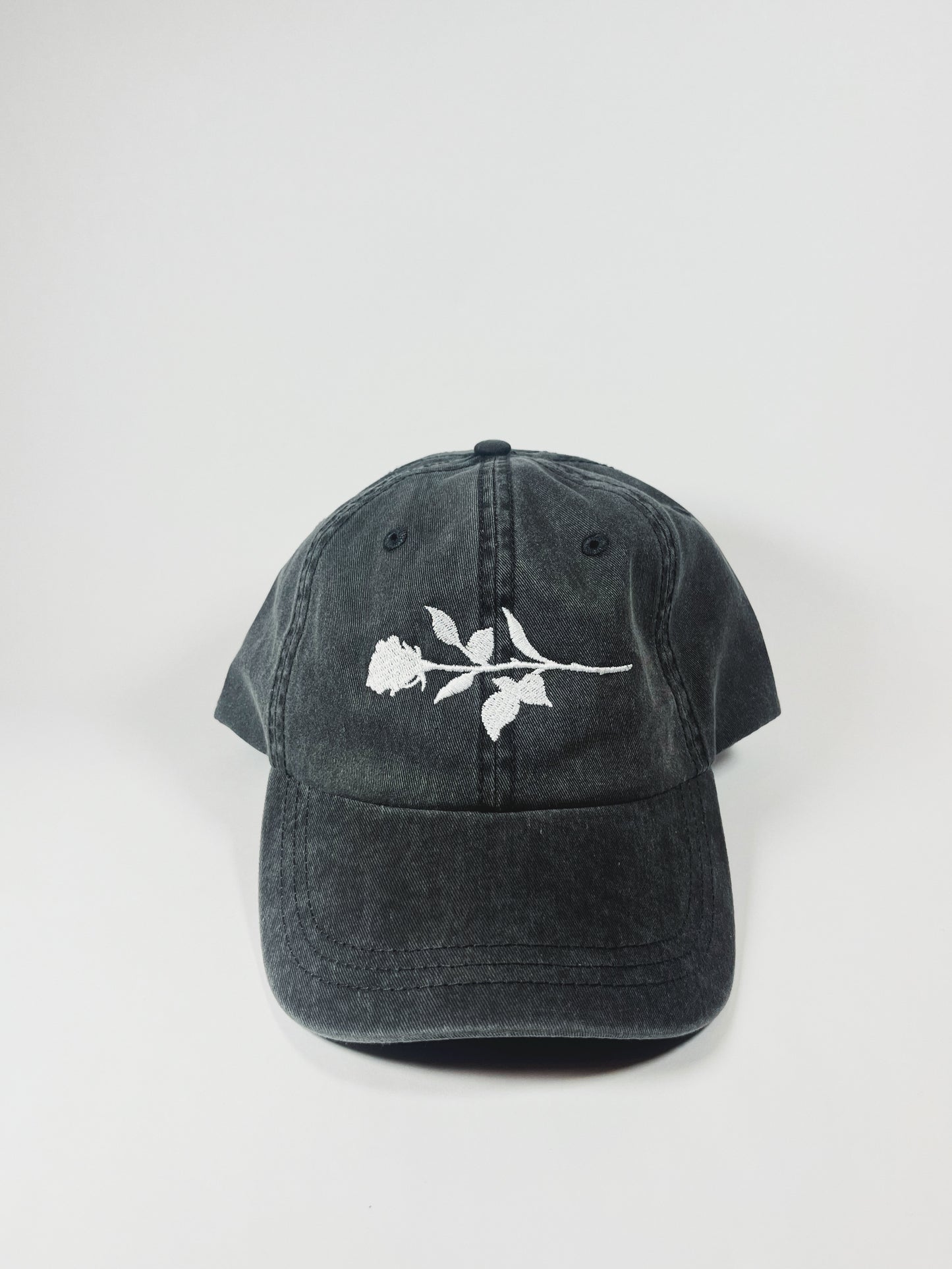 rose silhouette dad hat