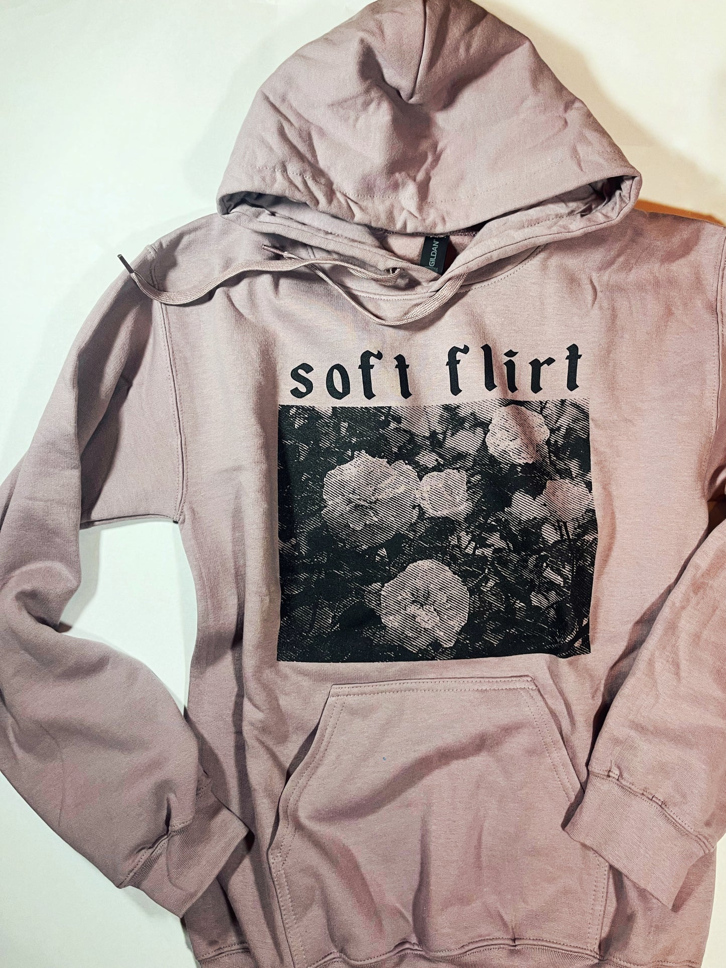 soft flirt floral hoodie