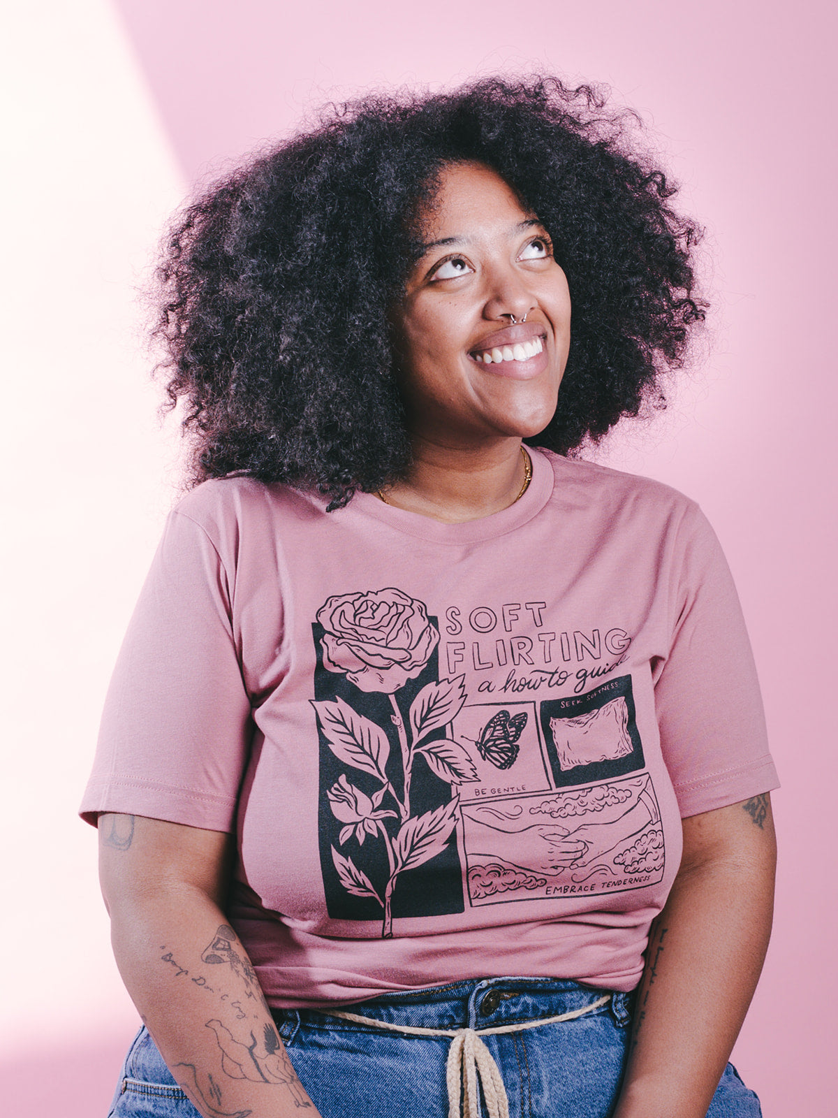 soft flirt comic hoodie