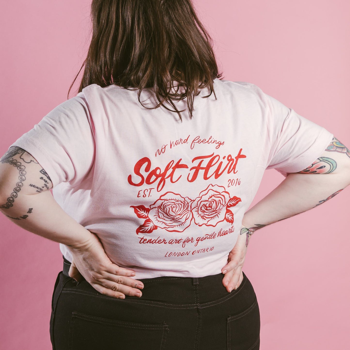 soft flirt tee