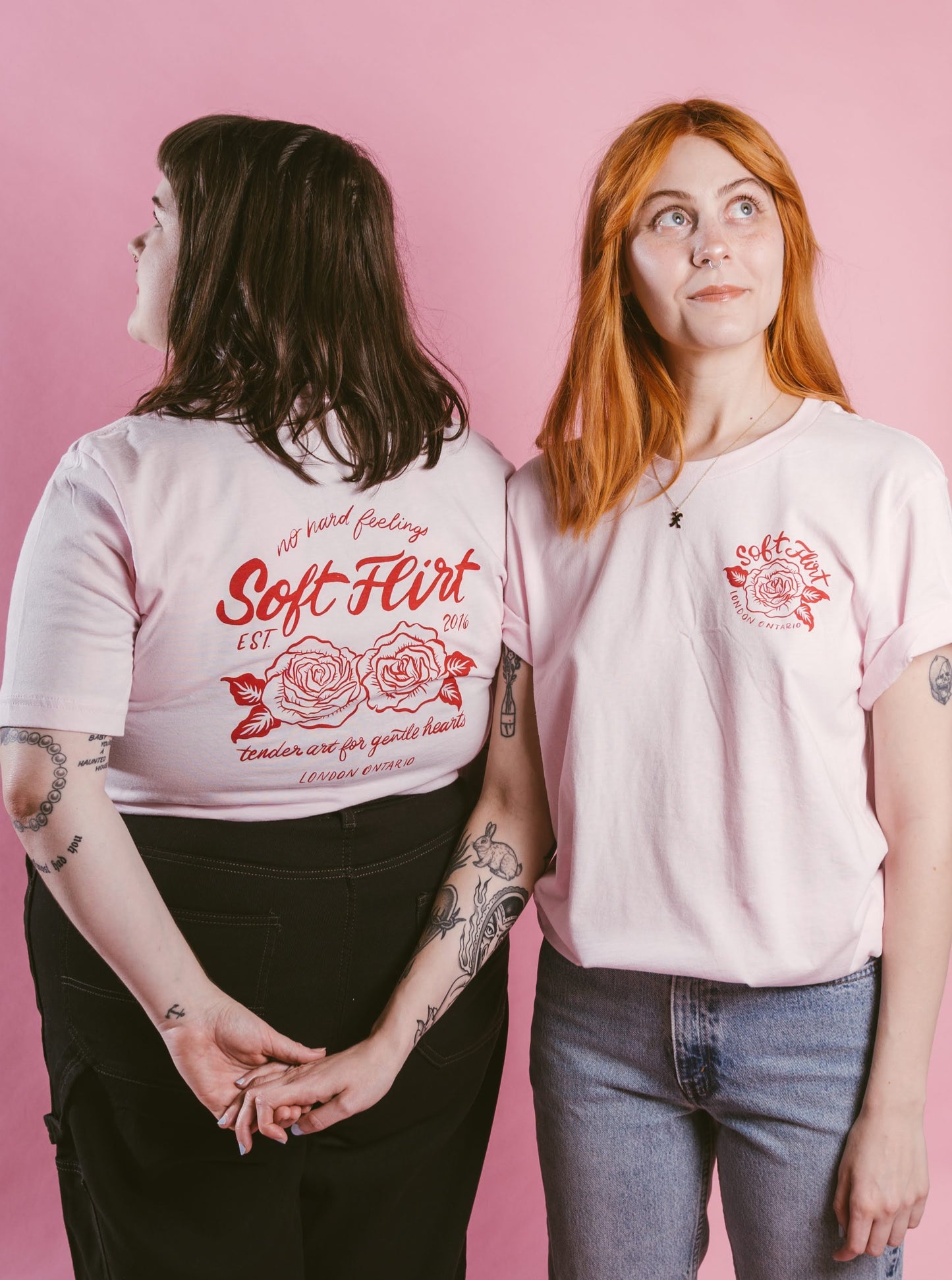 soft flirt tee