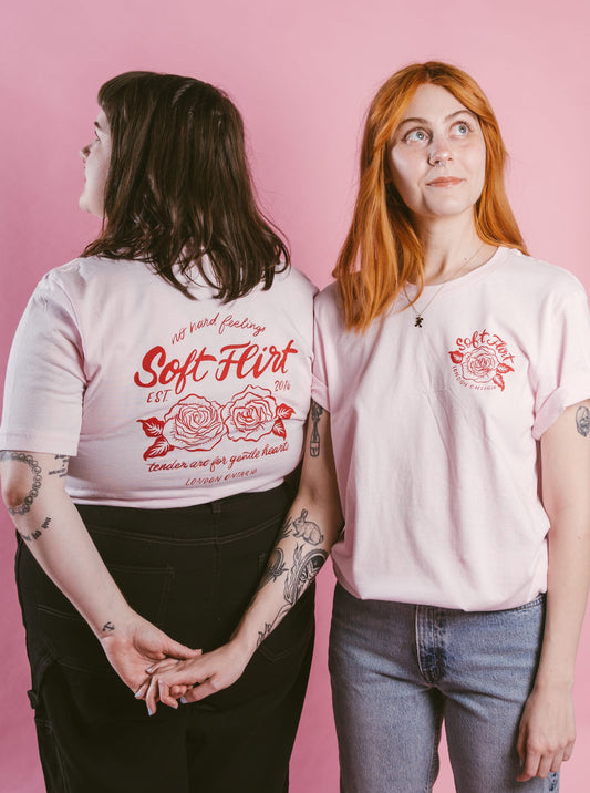 soft flirt tee