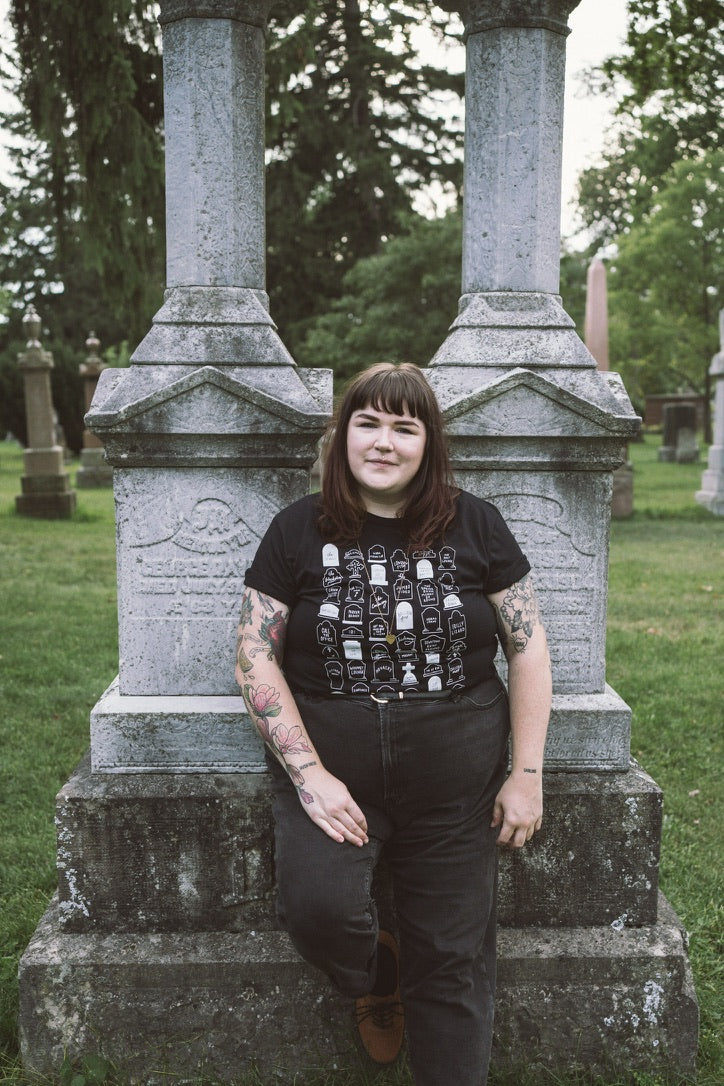 lost loves of london black tee