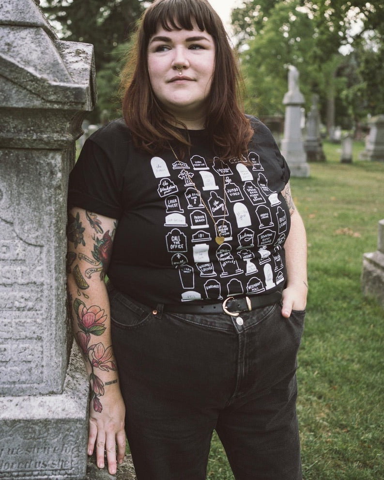 lost loves of london black tee