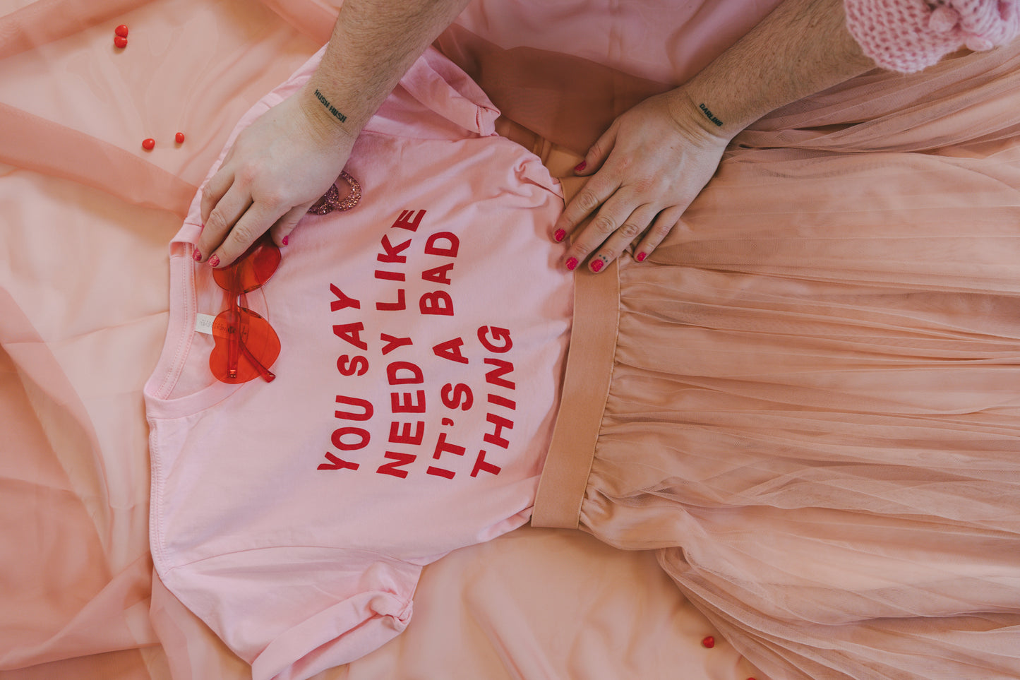 you say needy like it's a bad thing tee