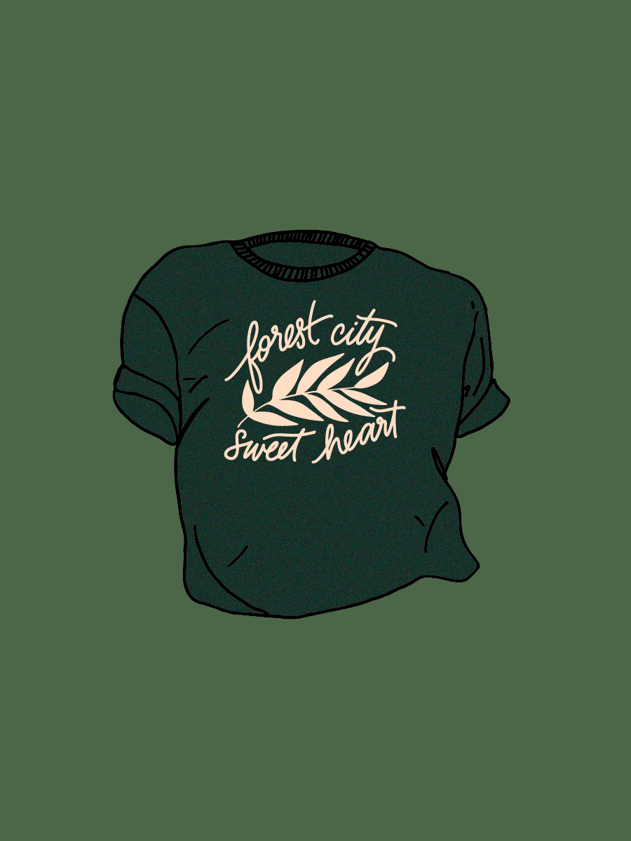 forest city sweetheart tee