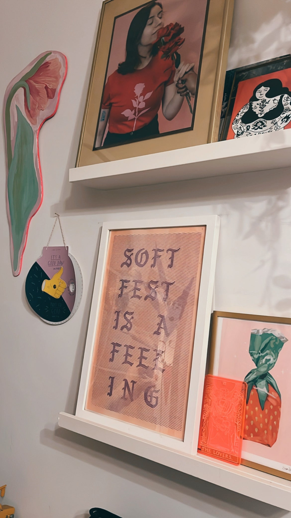 soft fest is a feeling risograph print