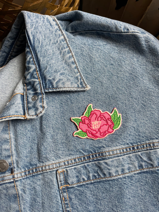 soft fest iron on patch