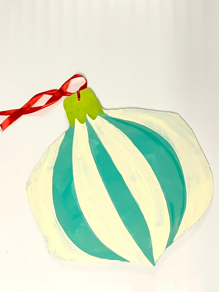 soft fest globe ornaments  *studio pickup only*