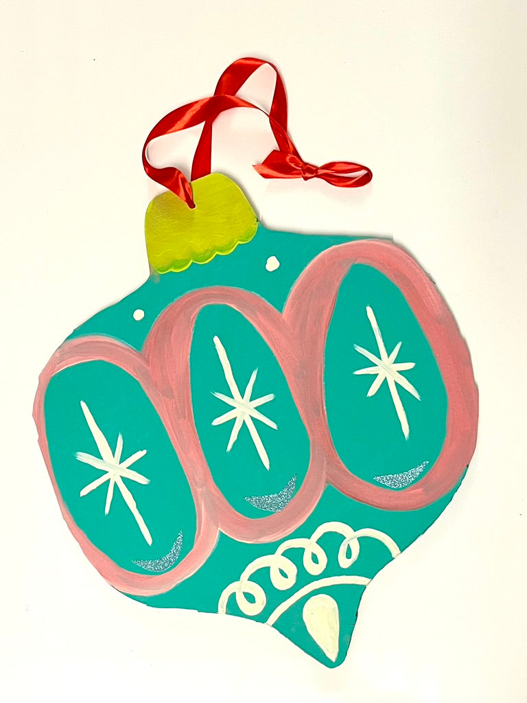 soft fest globe ornaments  *studio pickup only*