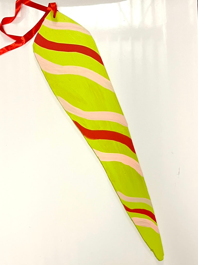 soft fest icicle ornaments  *studio pickup only*