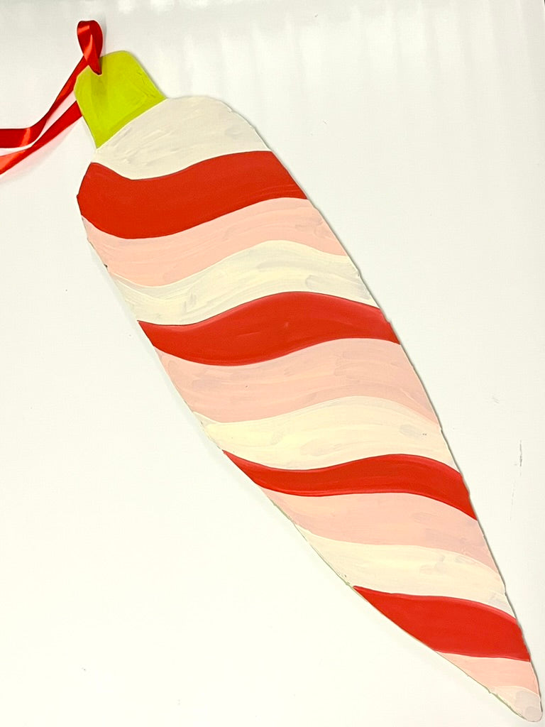 soft fest icicle ornaments  *studio pickup only*