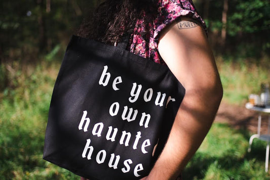 be your own haunted house big tote bag