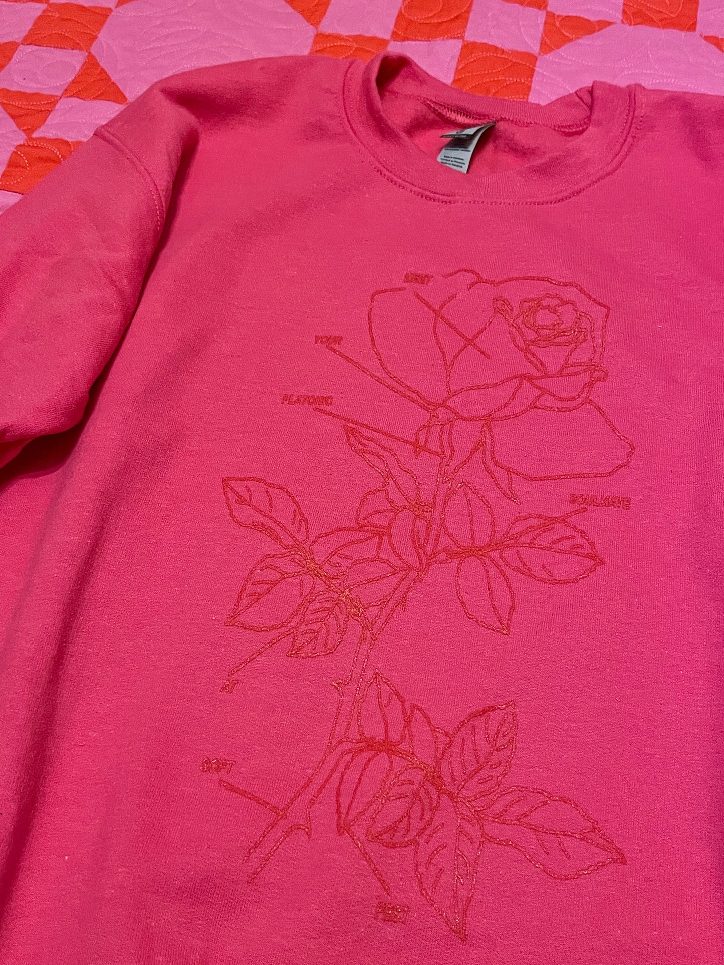 soft fest rose crew *sale!*
