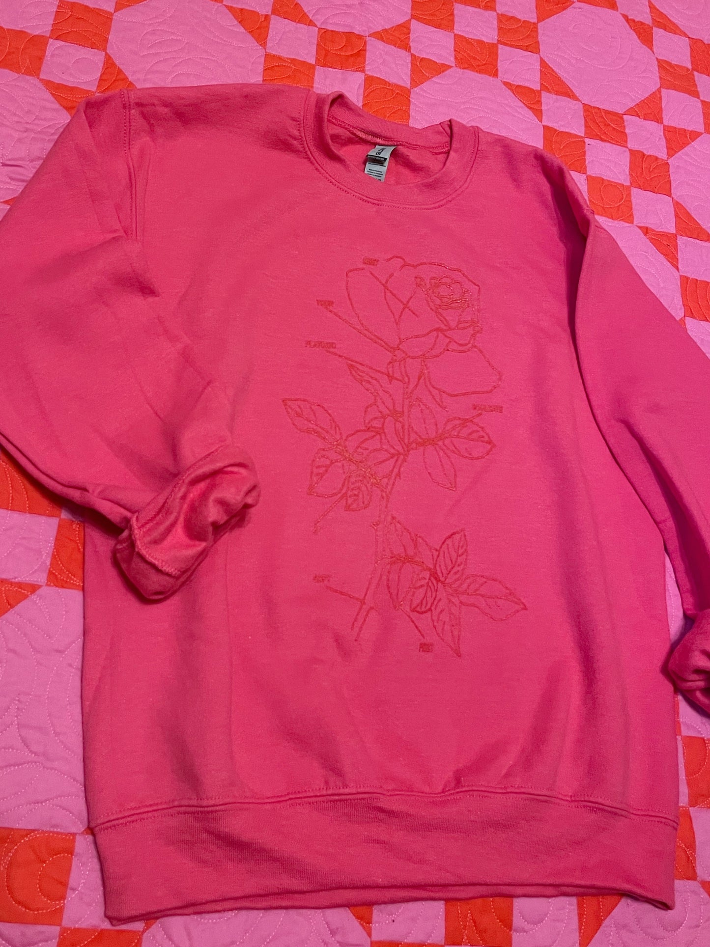 soft fest rose crew *sale!*