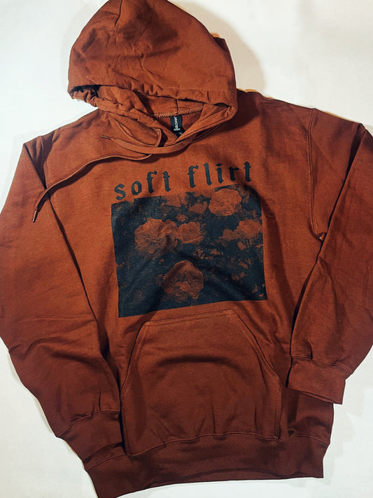soft flirt floral hoodie