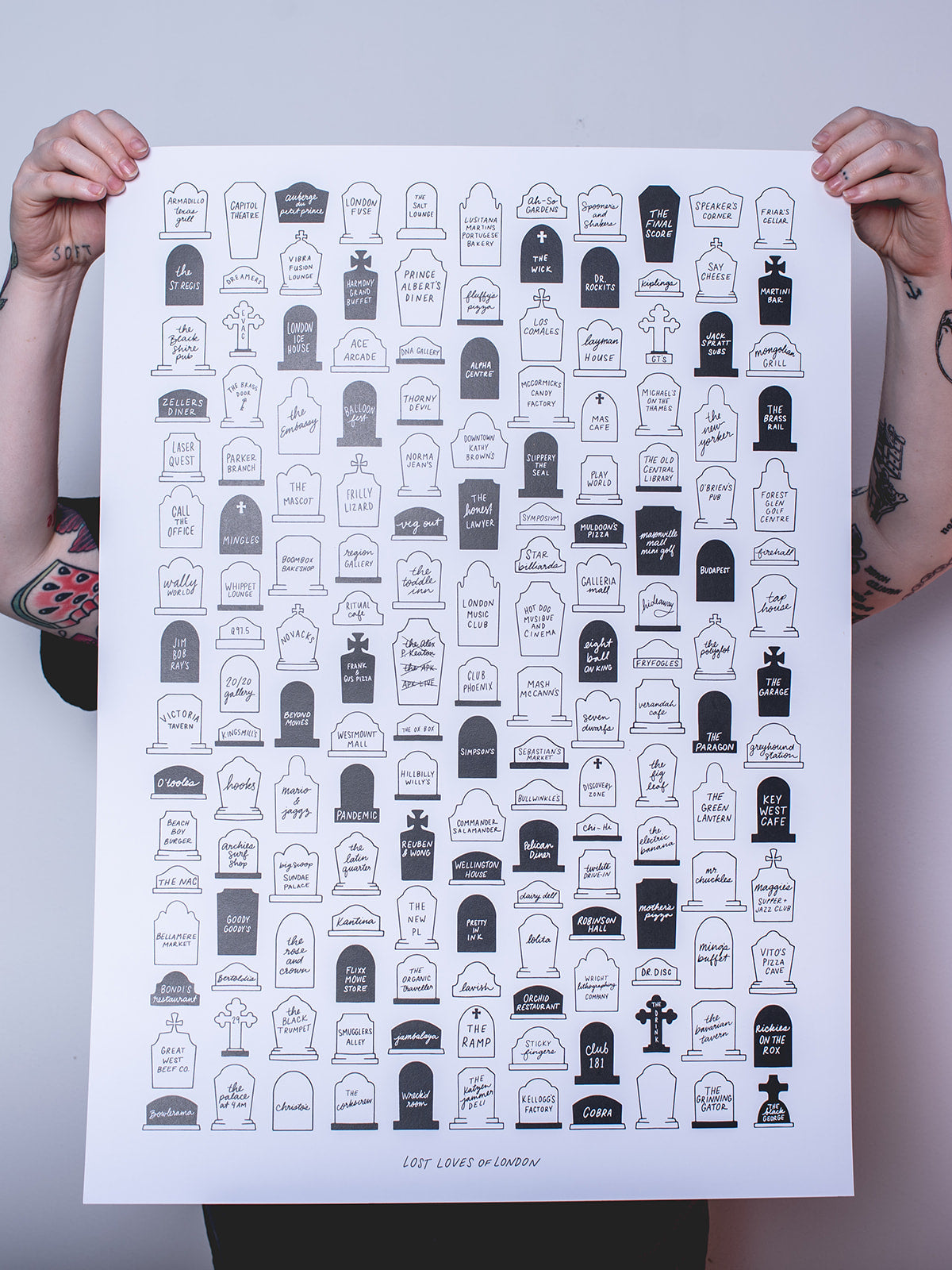 lost loves of london art print