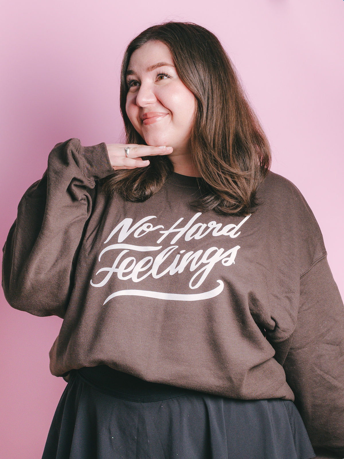 no hard feelings crewneck