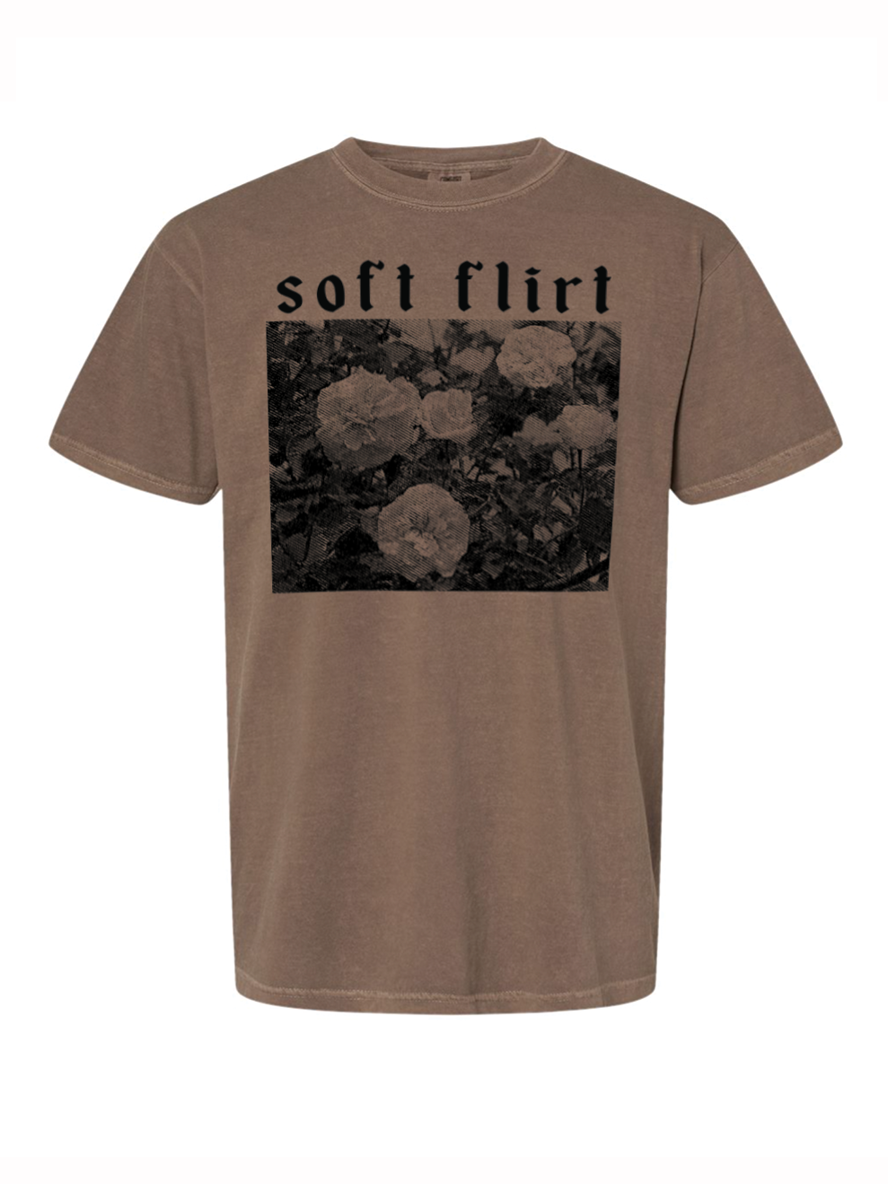 soft flirt floral tee