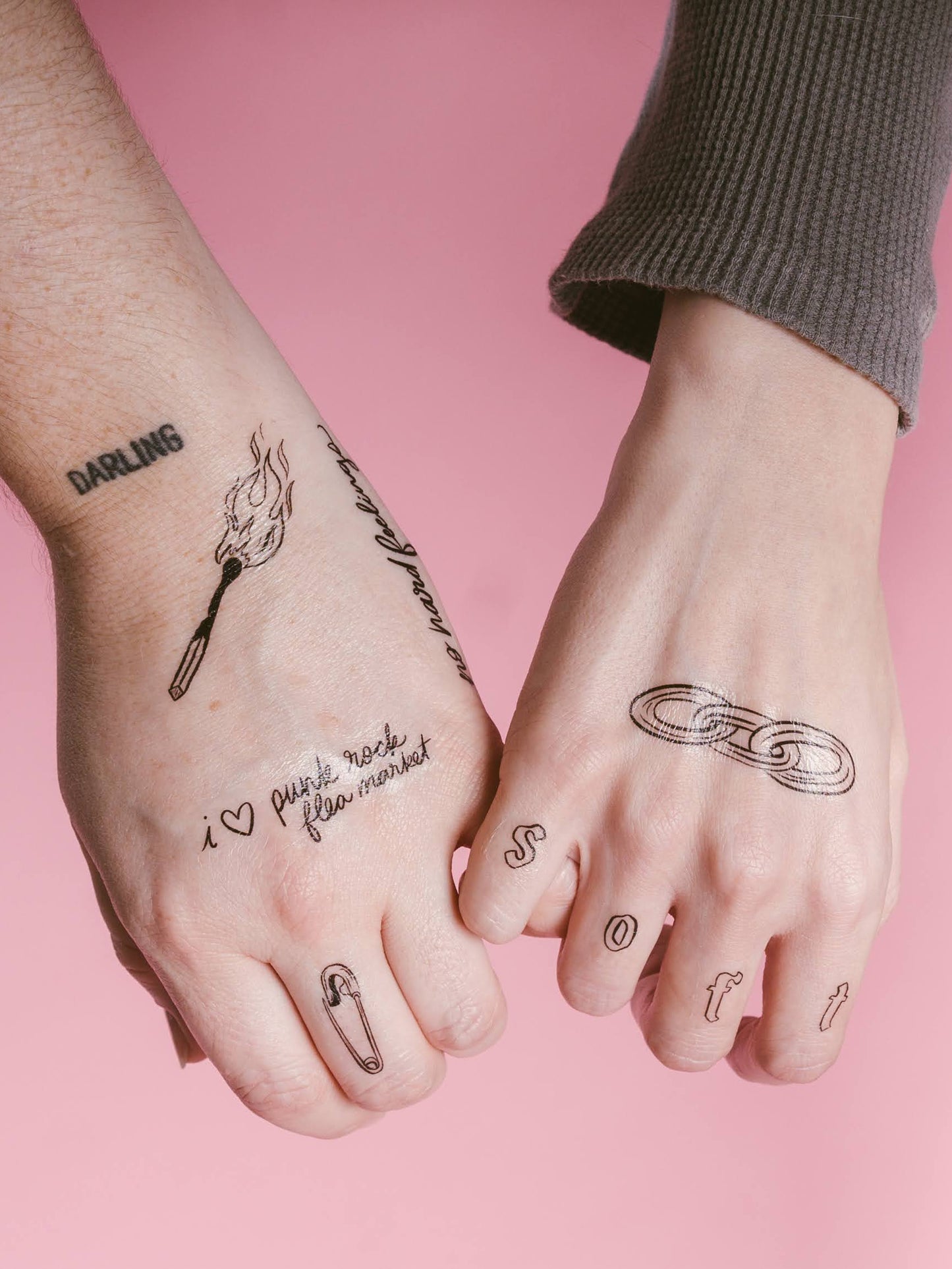 soft flirt temporary tattoos