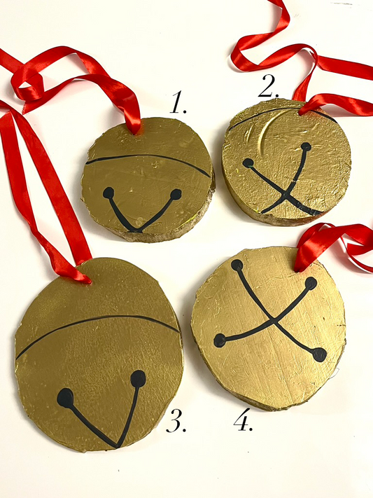 soft fest jingle bells ornaments  *studio pickup only*