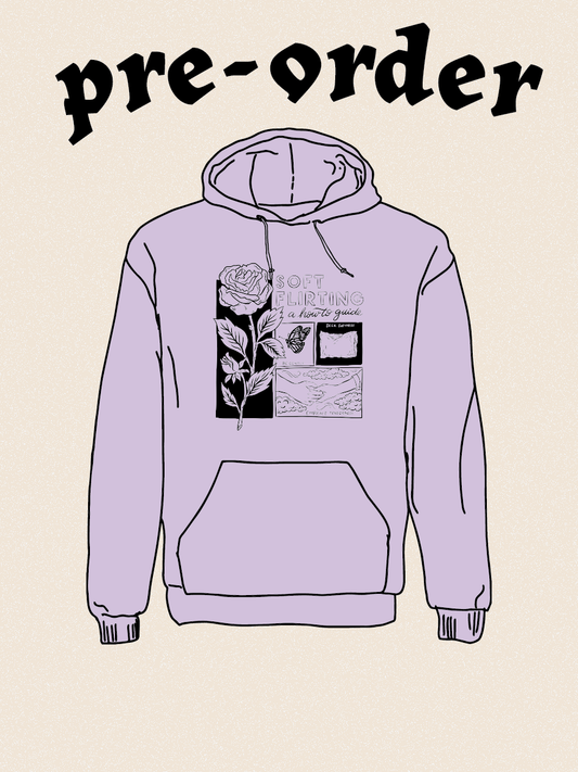 soft flirt comic hoodie **pre-order