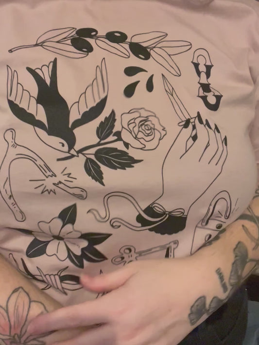 soft flirt flash tee