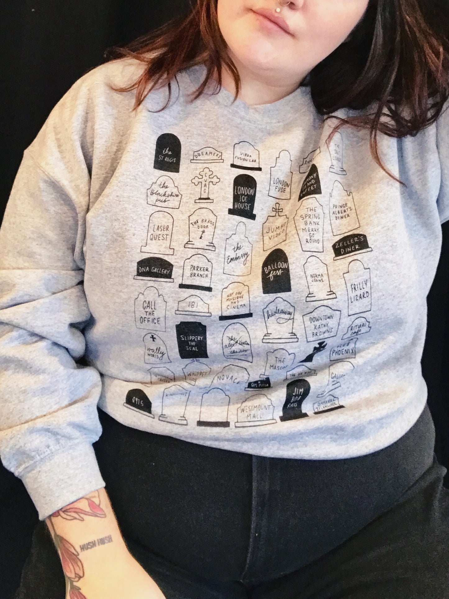 lost loves of london crewneck