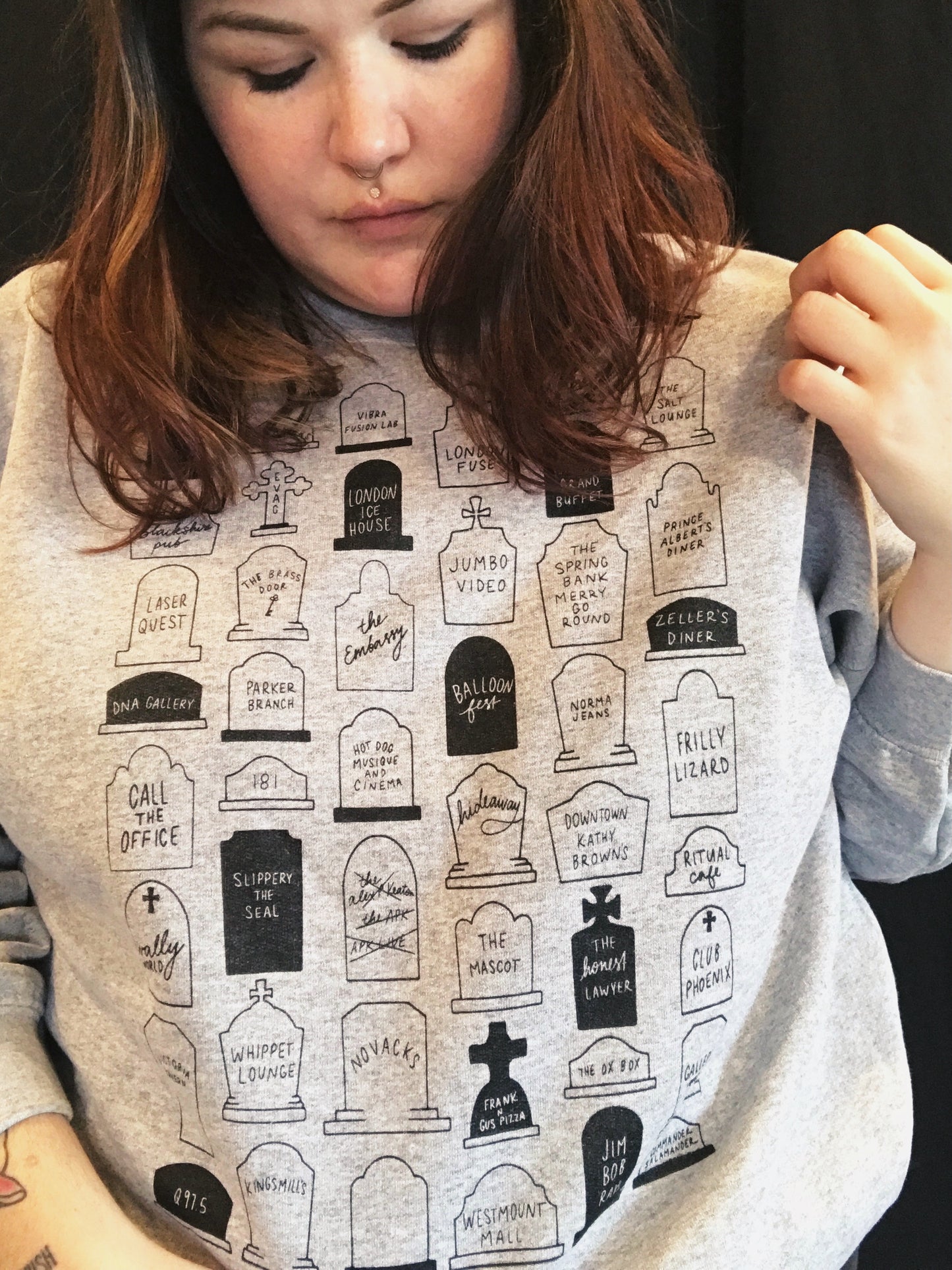 lost loves of london crewneck